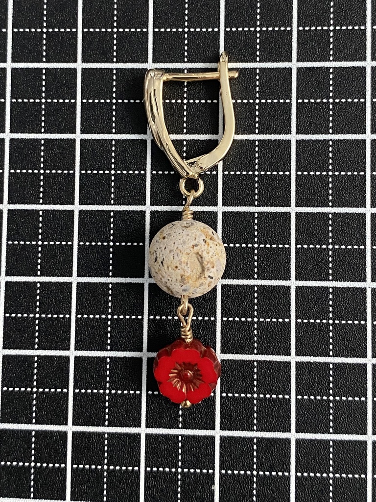 薩摩藩士イメージ「梅」ピアス