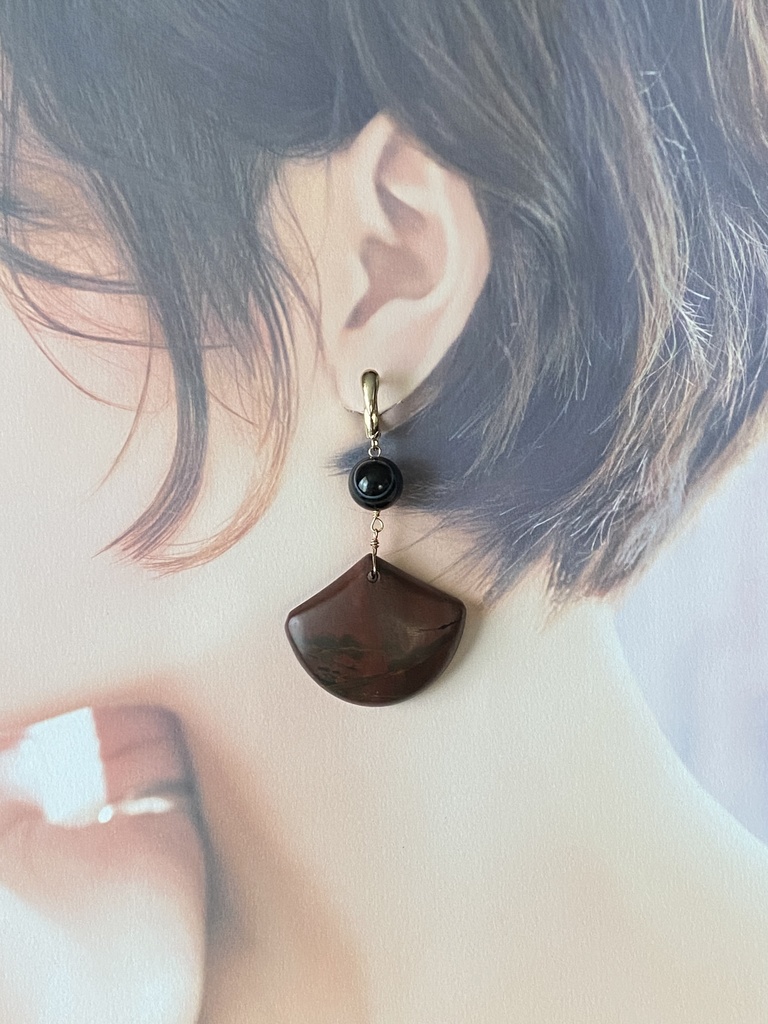 西郷隆盛イメージ「不動」ピアス