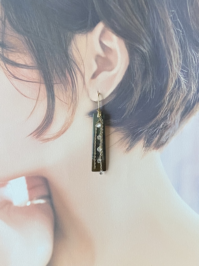 大久保利通イメージ「不屈」2wayピアス