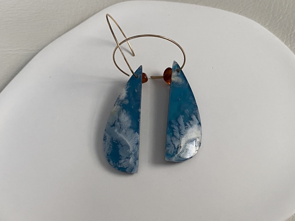 坂本龍馬イメージ「晴天」ピアス