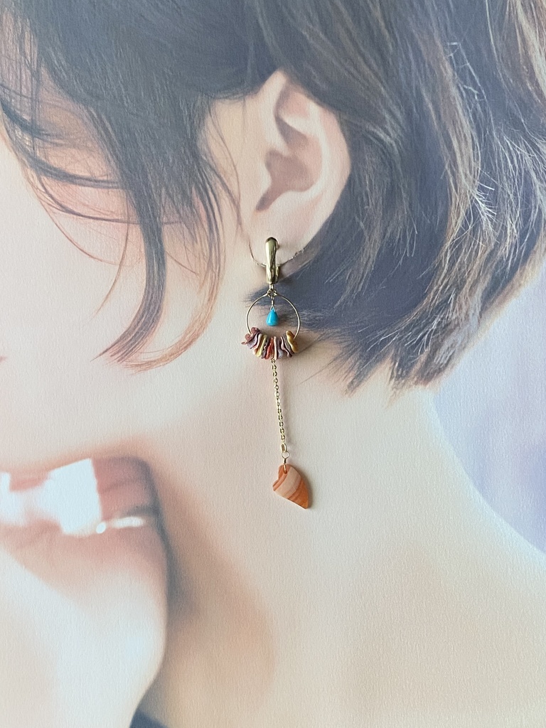 ロバート・フォーチュンイメージ「恋の花束」ピアス