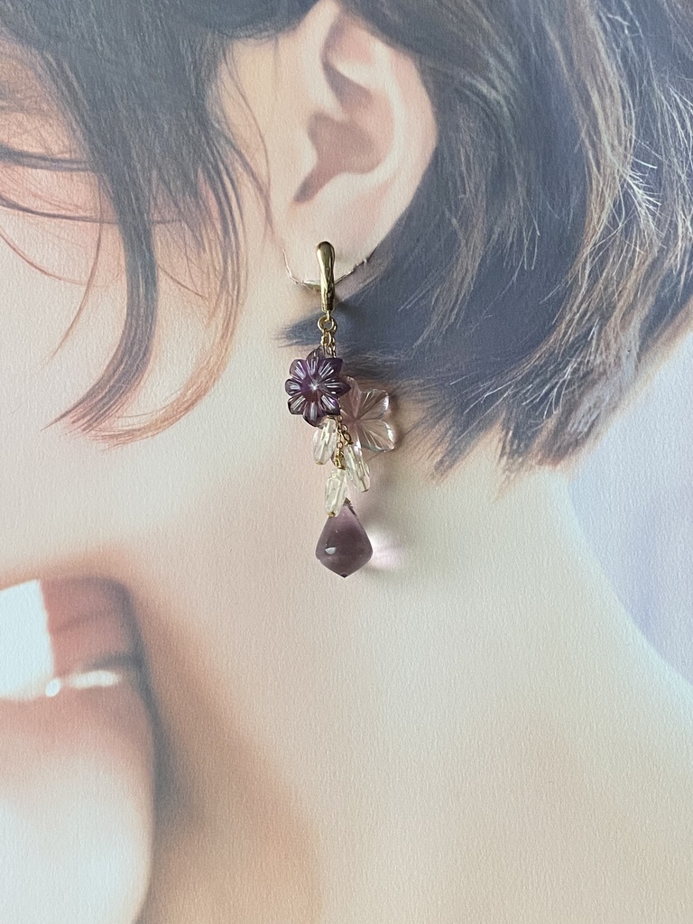 村山たかイメージ「絢爛」ピアス