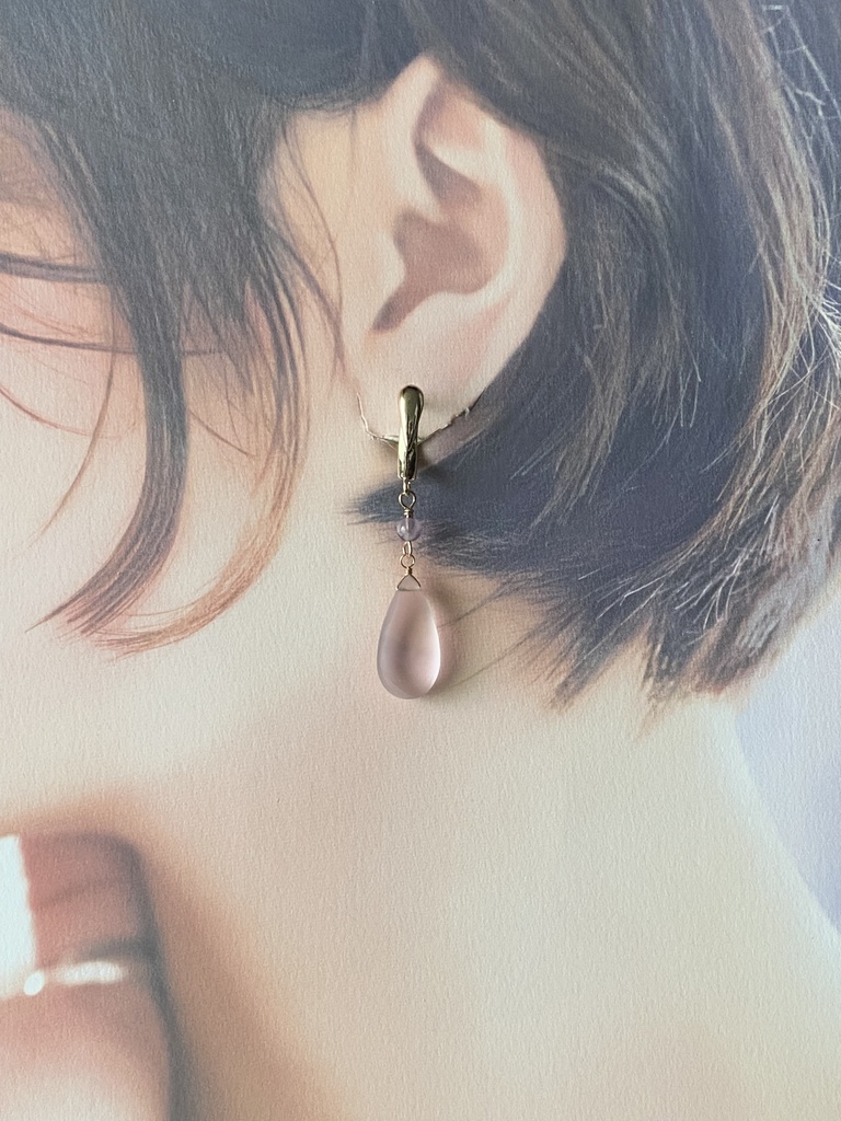 村山たかイメージ「泡沫」ピアス