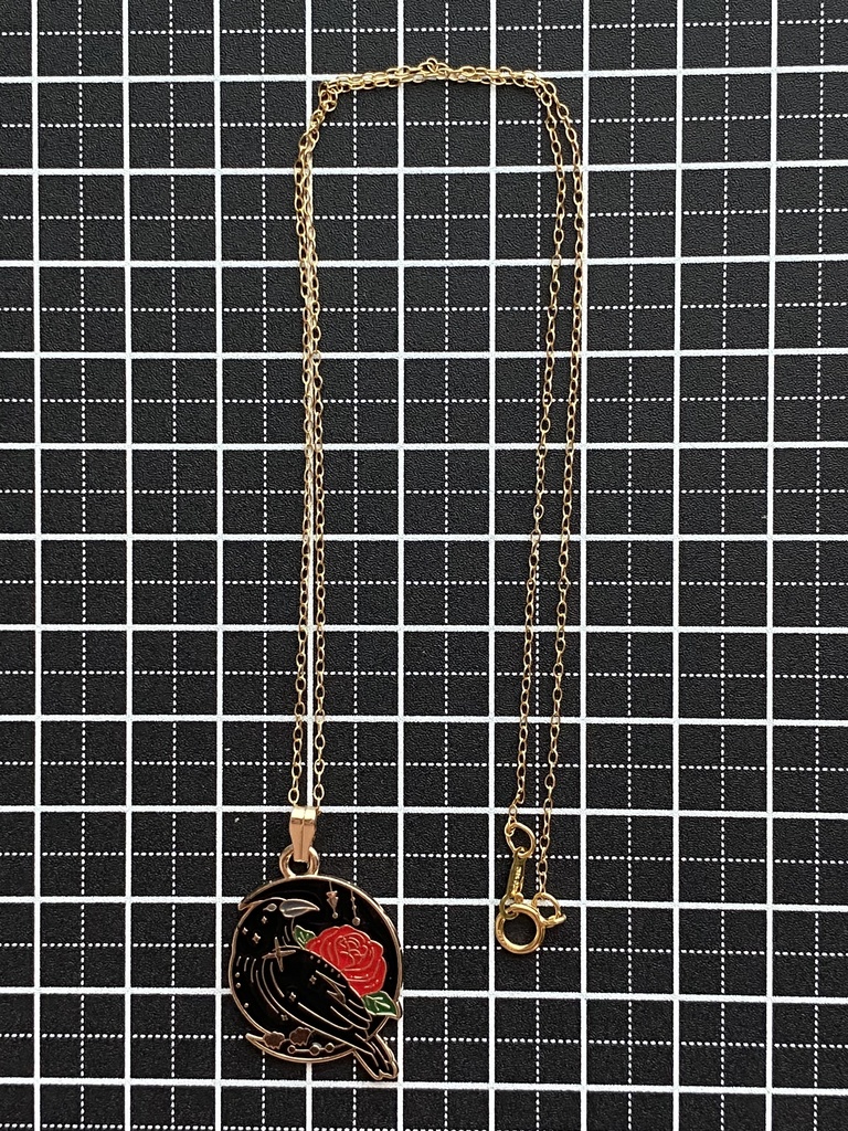 高杉晋作イメージ「見返り鴉」ネックレス