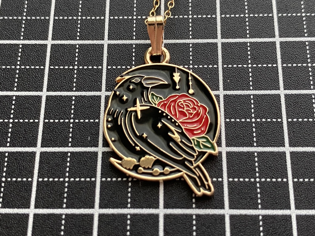 高杉晋作イメージ「見返り鴉」ネックレス