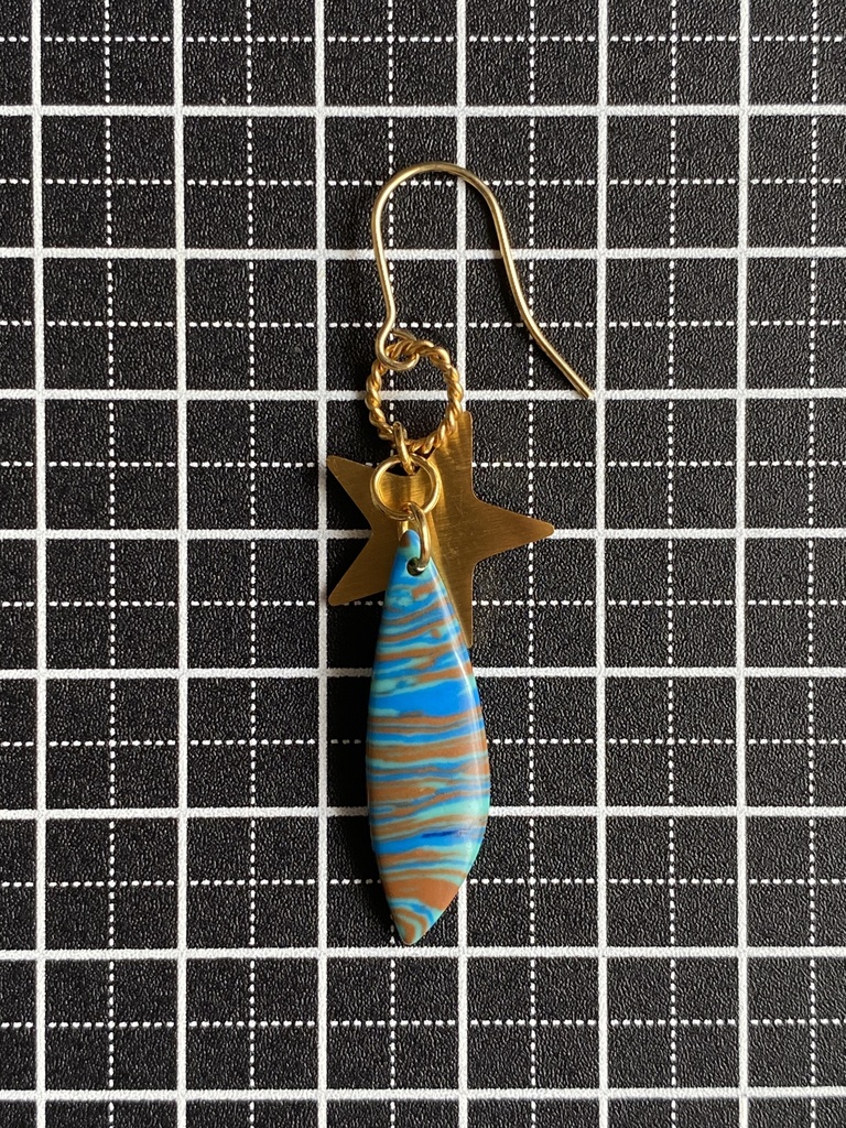 レインボージャスパー🌈のピアス