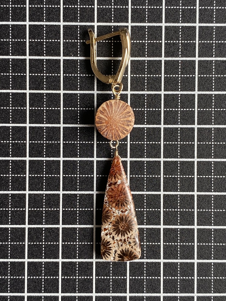 勝海舟イメージ「散華」ピアス
