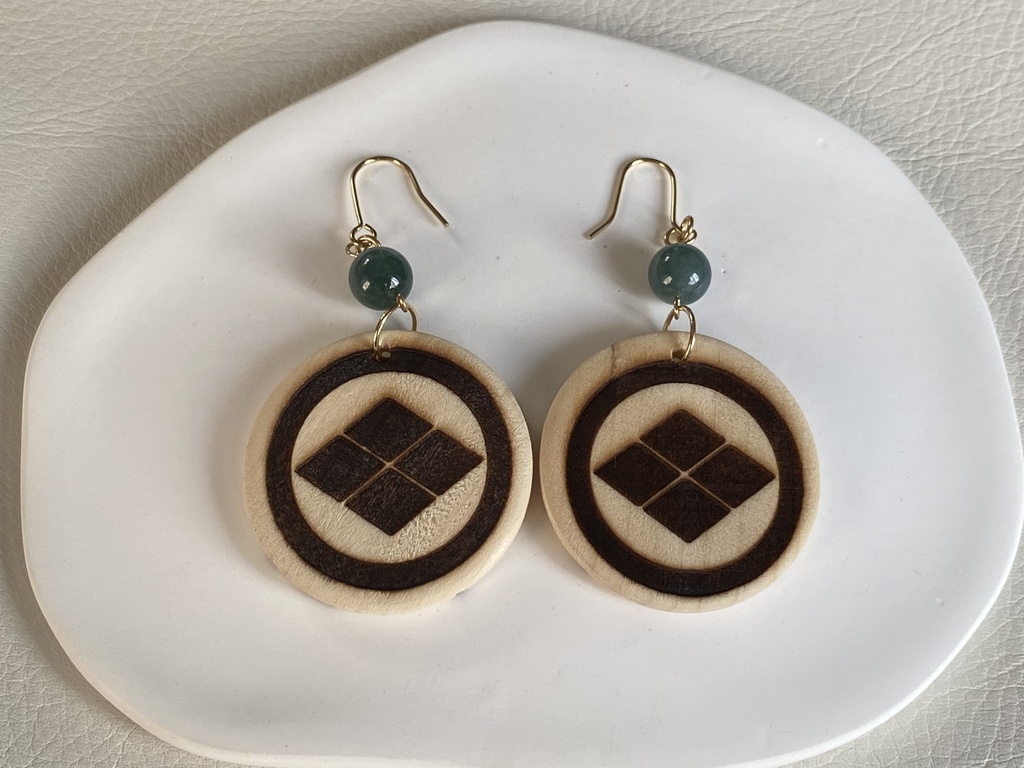 高杉晋作イメージ「三味線鴉」ピアス