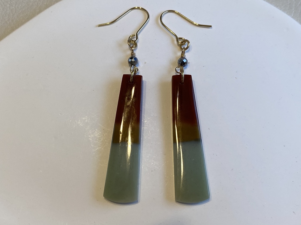 抹茶プリンのピアス【A】