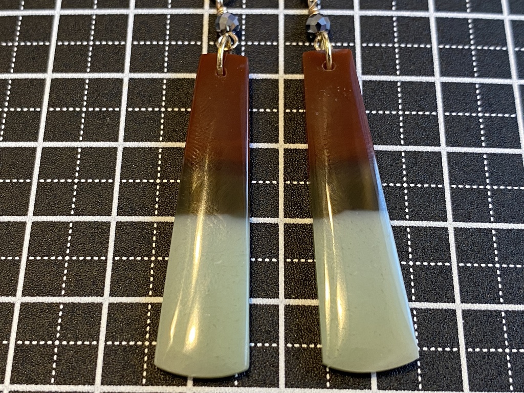 抹茶プリンのピアス【A】