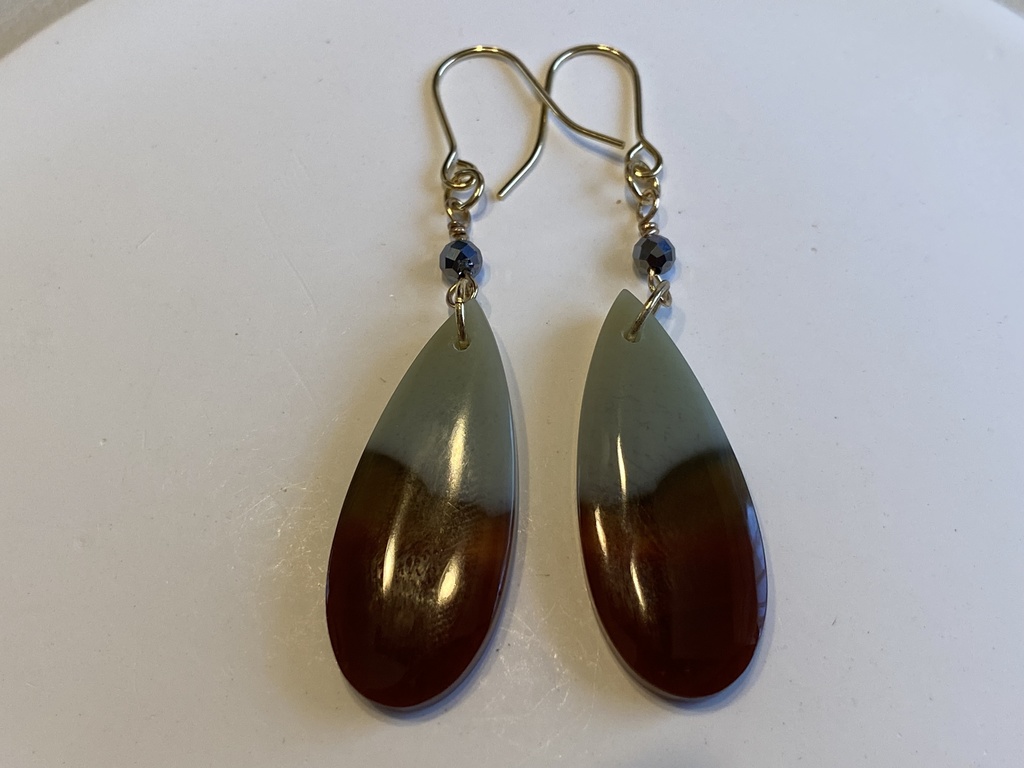 抹茶プリンのピアス【B】