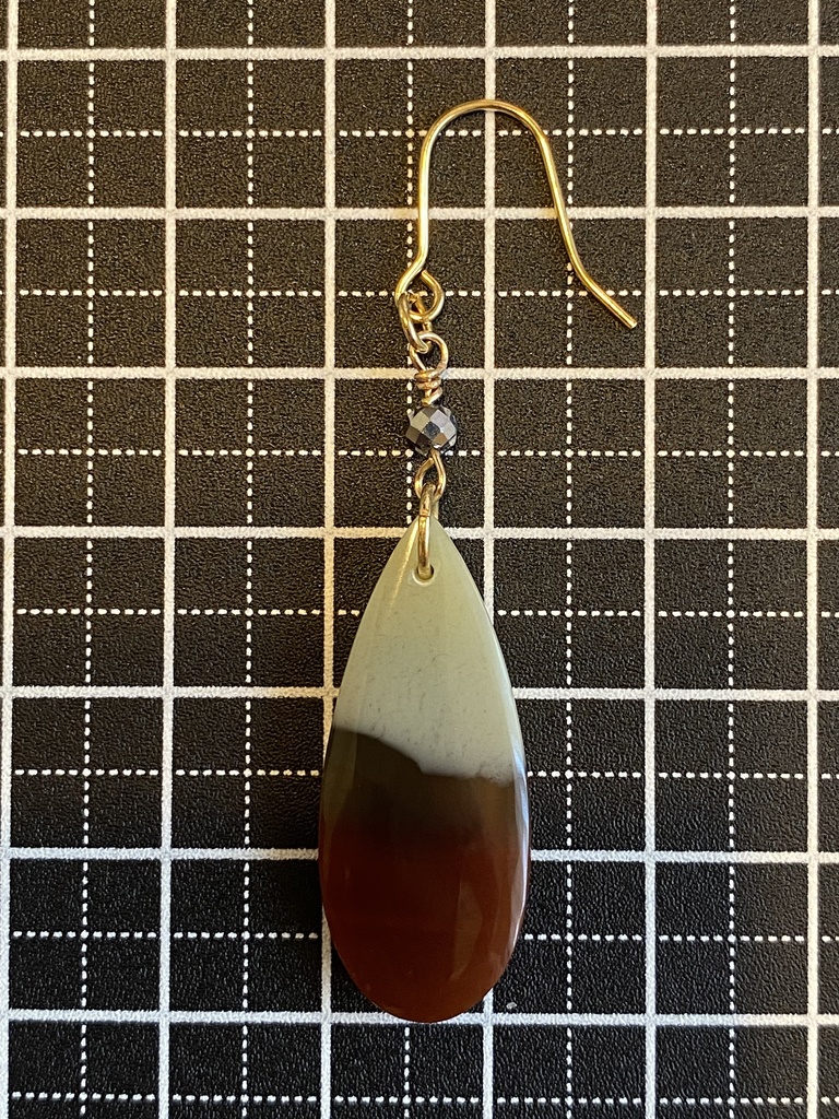 抹茶プリンのピアス【B】