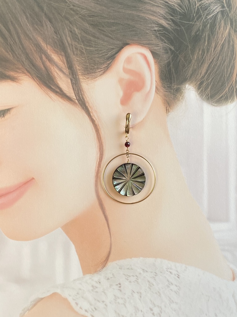 徳川慶喜イメージ「日輪」ピアス