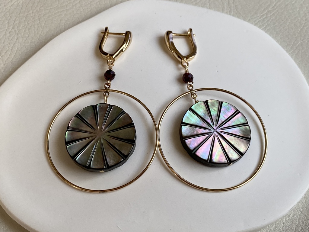 徳川慶喜イメージ「日輪」ピアス