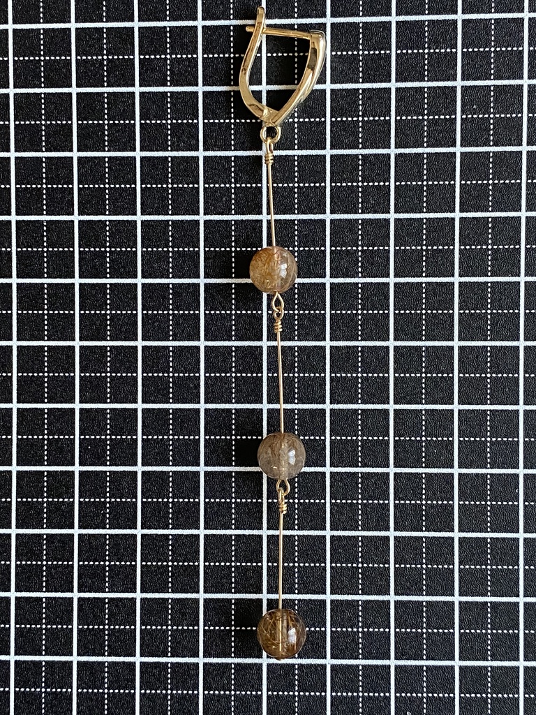 石火イメージ「朱閃」ピアス