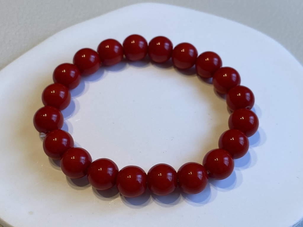 レッドコーラルのブレスレット