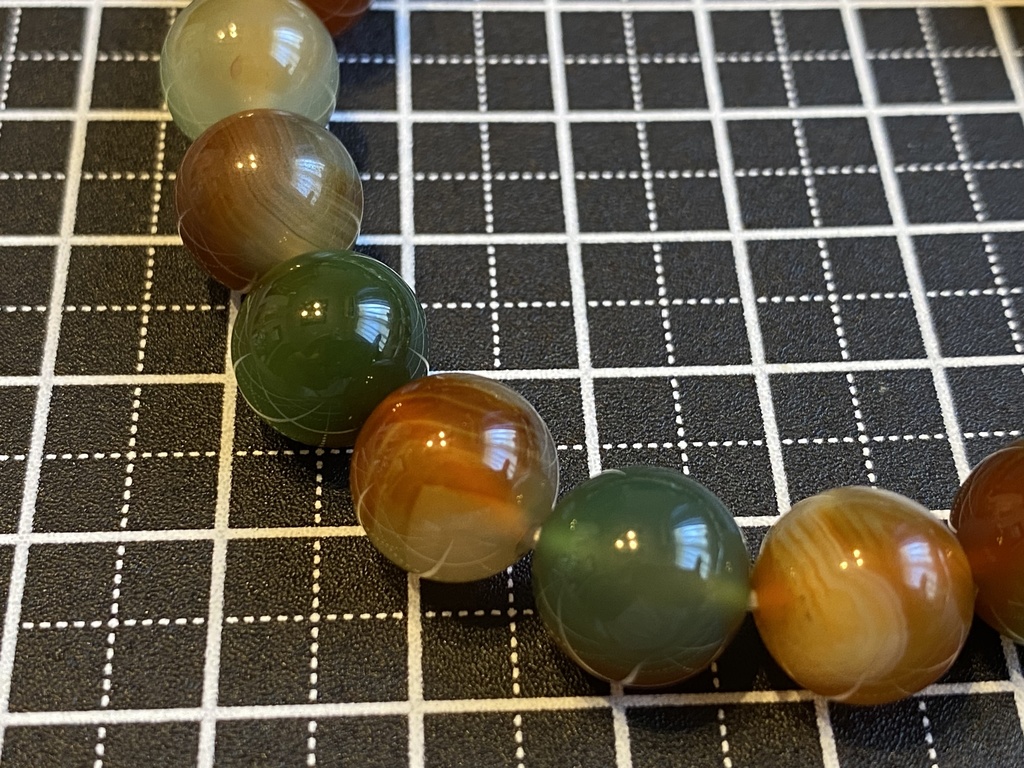 ピーコックアゲートのブレスレット