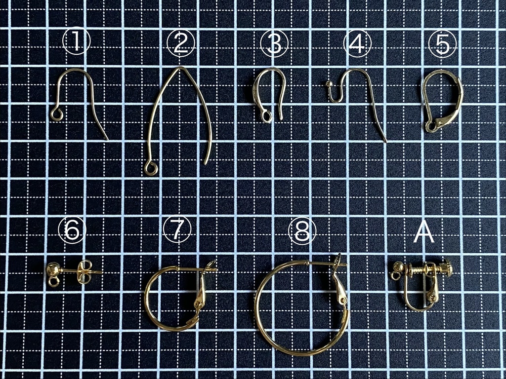 【サージカルステンレス/ゴールド】ピアス・イヤリング