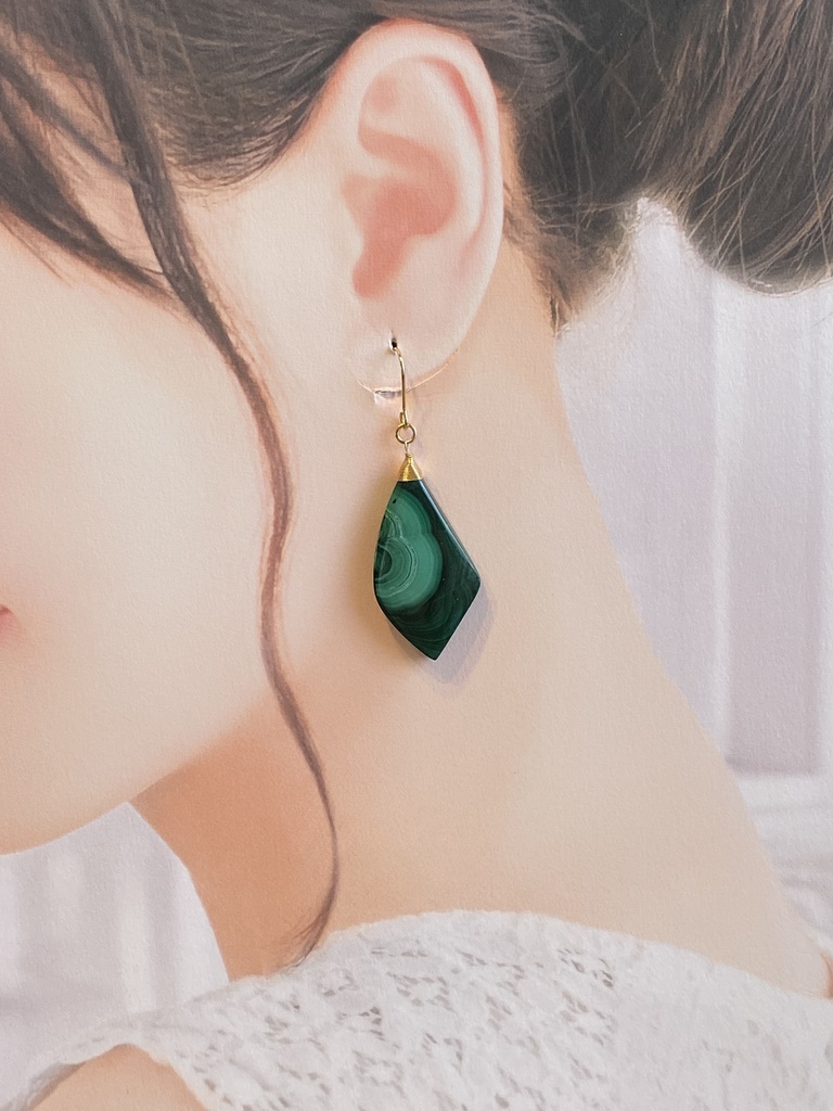 マラカイトのロールシャッハチャーム