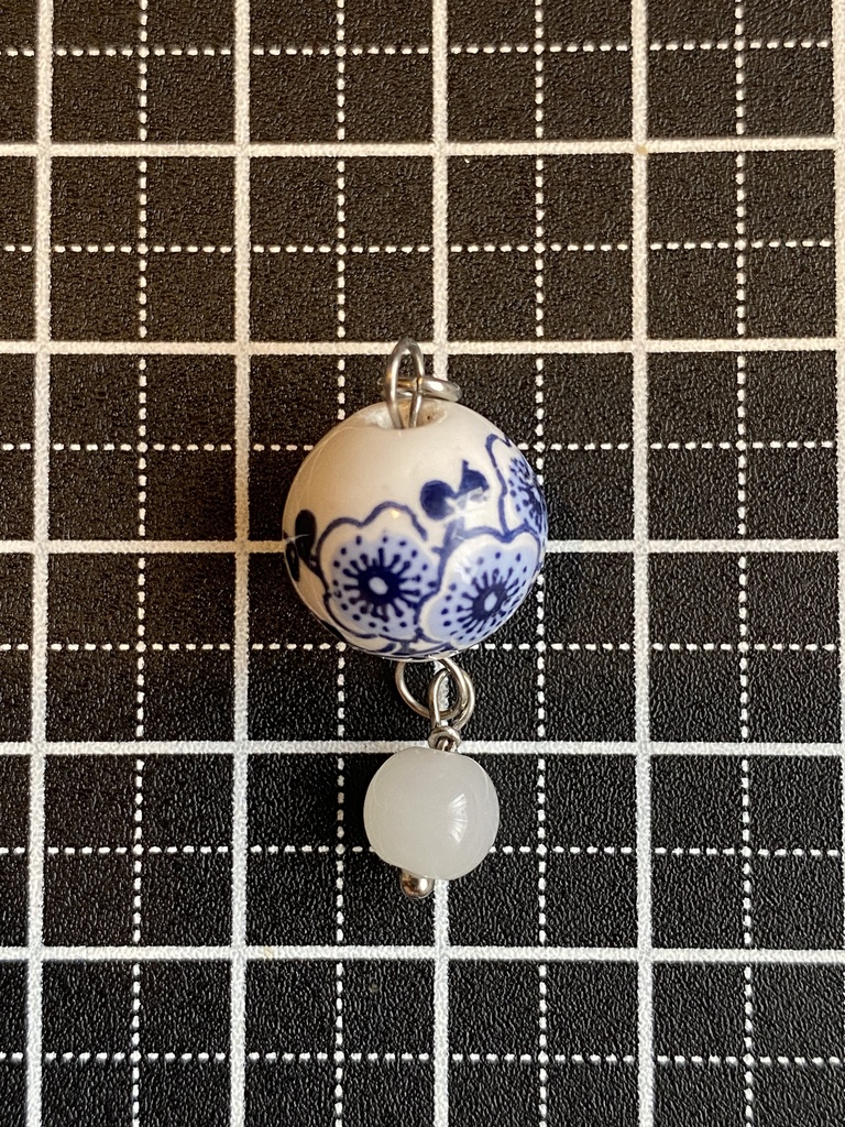 高杉晋作イメージ「静の白梅」チャーム