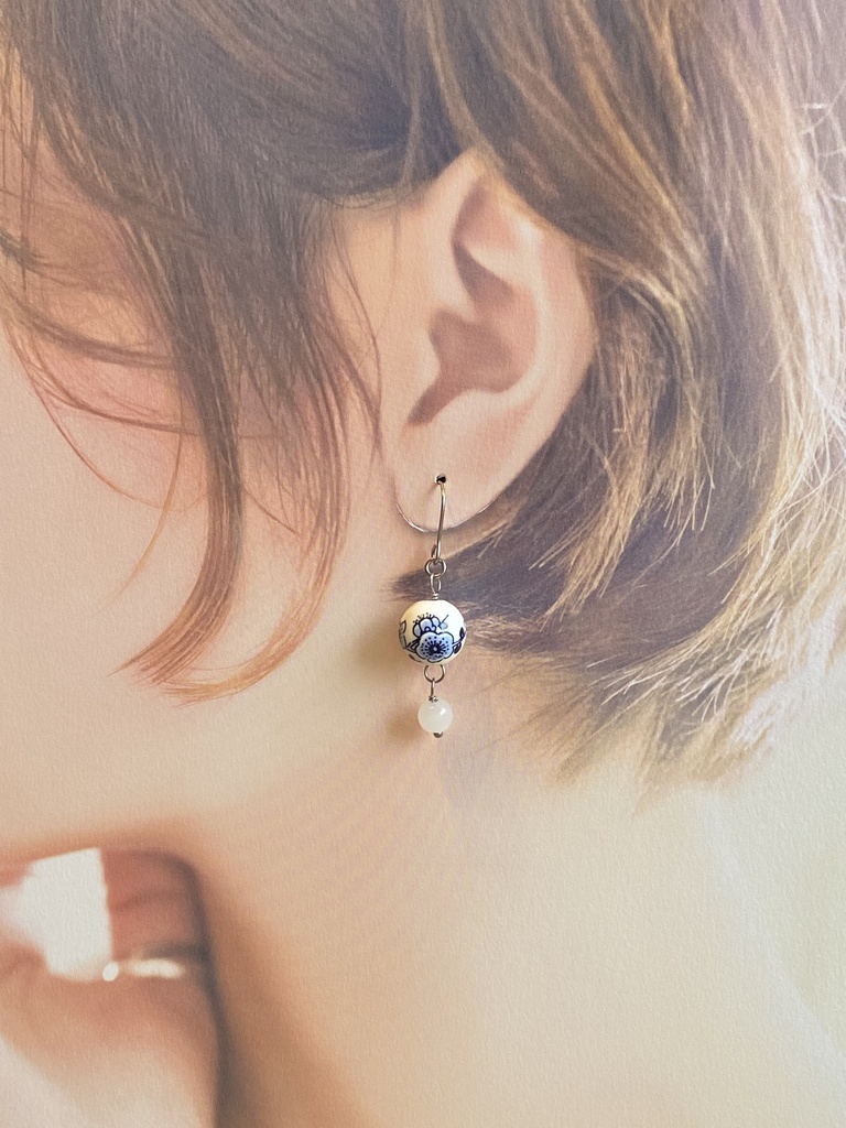 高杉晋作イメージ「静の白梅」チャーム