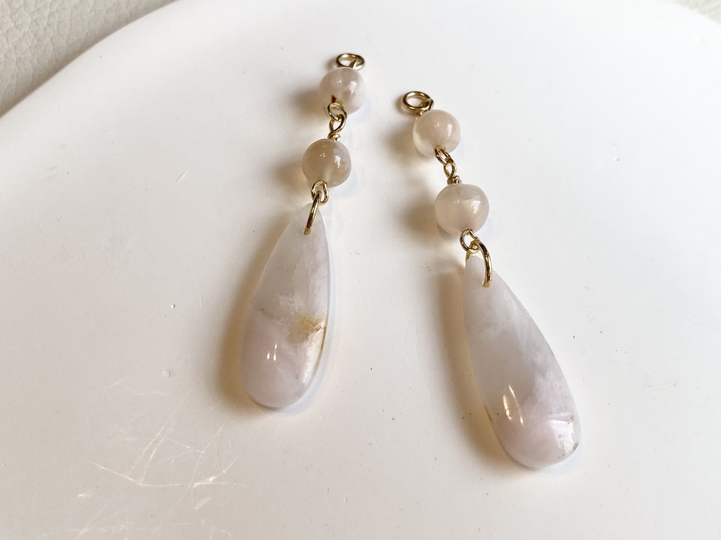 チェリーブロッサムアゲートのゆらゆらチャーム