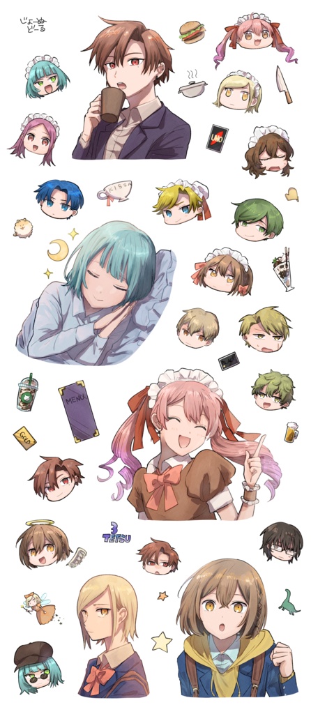 【シール付きセット】喫茶ジョーヌドール 設定資料集