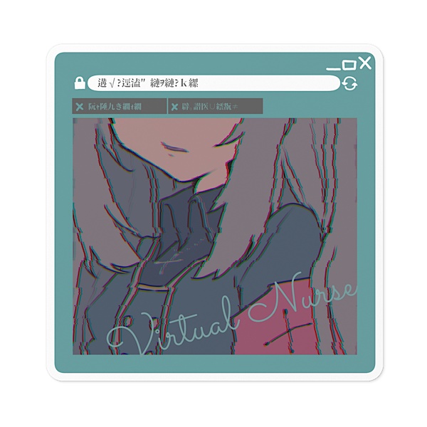 ウィンドウステッカー 10×10㎝