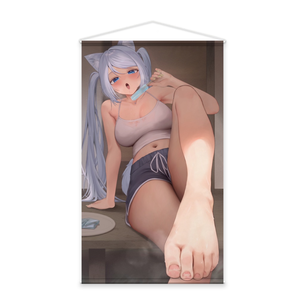 浠Mizuki 慵懶午後 大掛軸