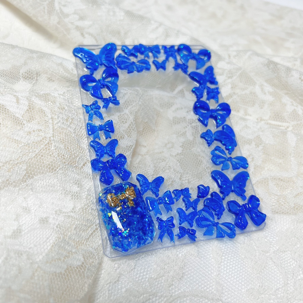 🎀🦋レジンデコ硬質カードケース