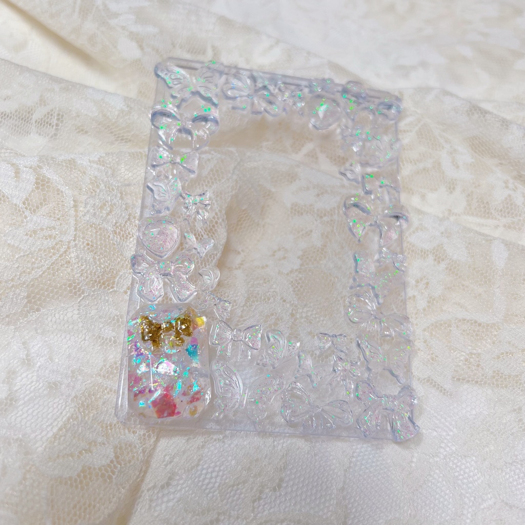 🎀🦋レジンデコ硬質カードケース