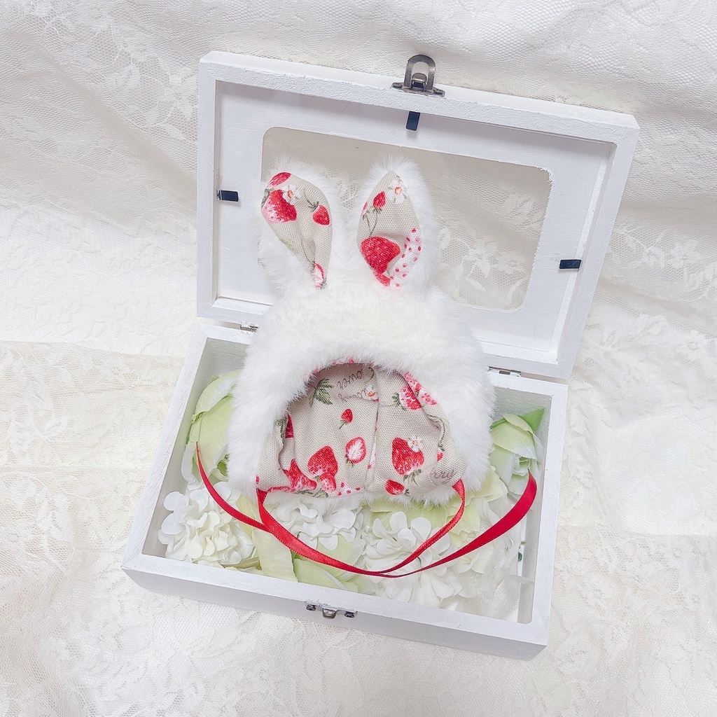 ストロベリーうさちゃんのかぶりもの