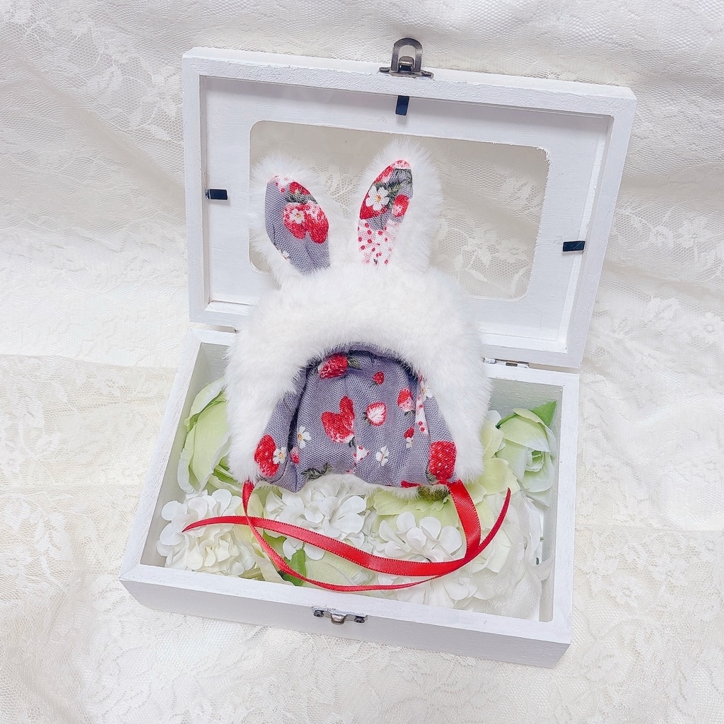 ストロベリーうさちゃんのかぶりもの