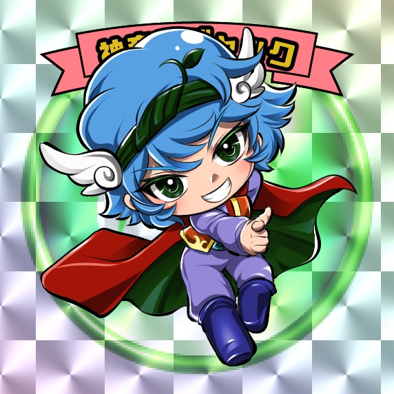 ビックリマン　自作シール　神帝男ジャック