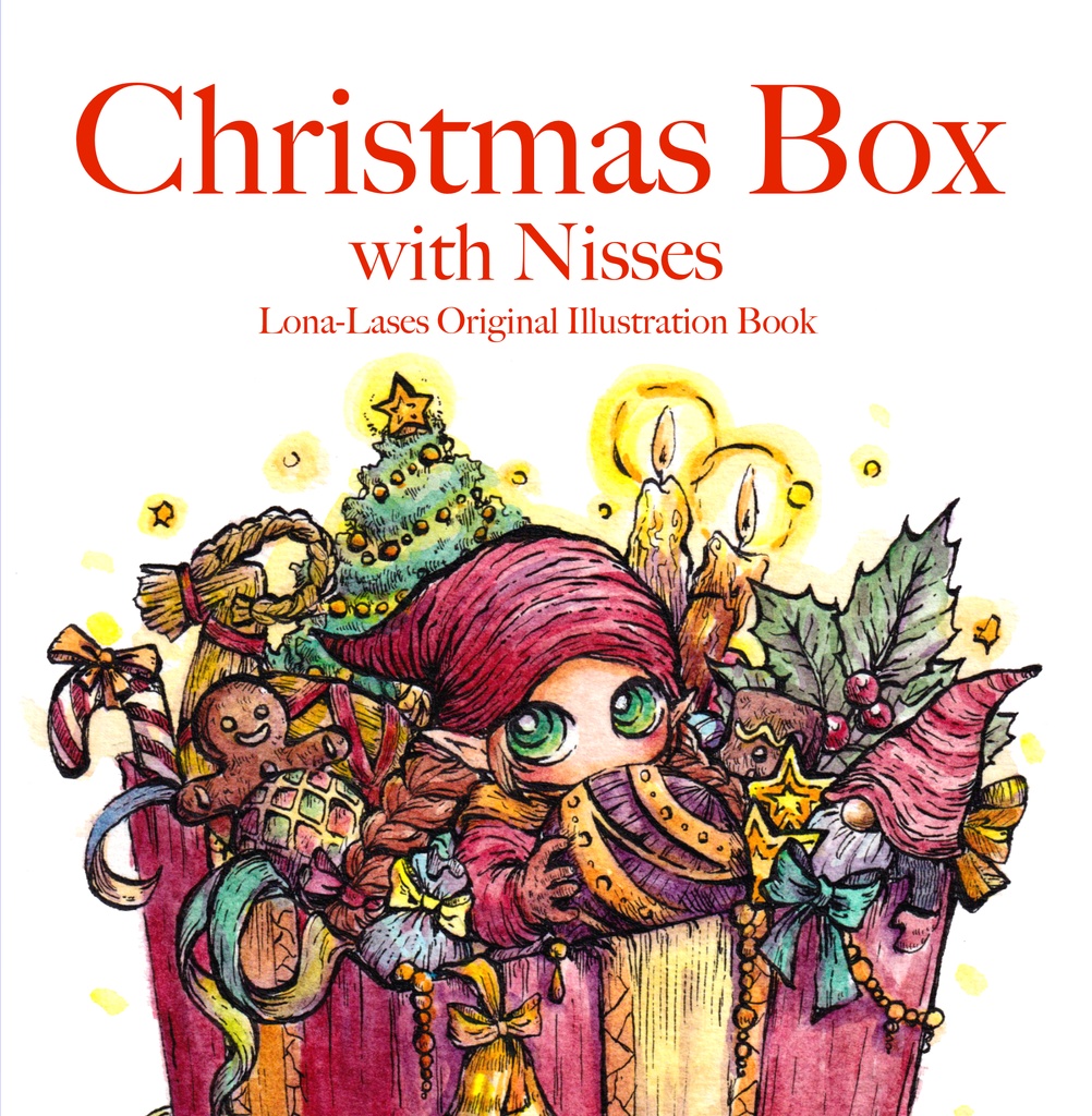 Christmas Box with Nisses〔イラスト本〕缶バッジ付