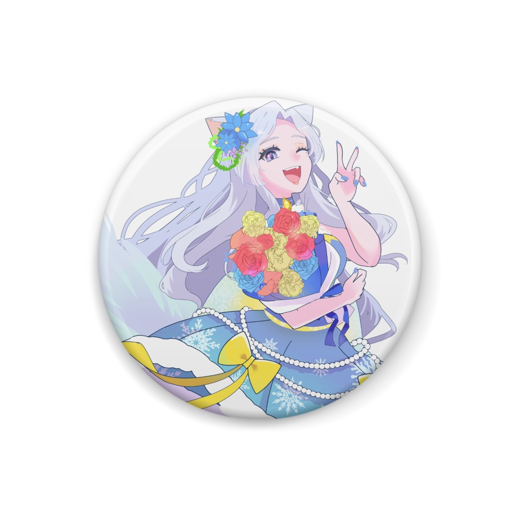 2周年&1万人記念缶バッジ