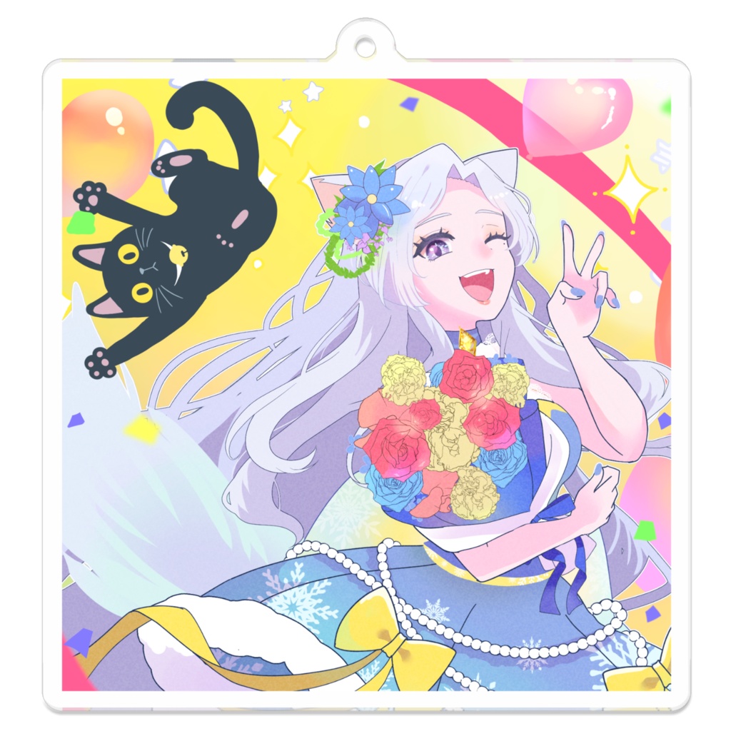2周年&1万人記念アクキー(Bタイプ)