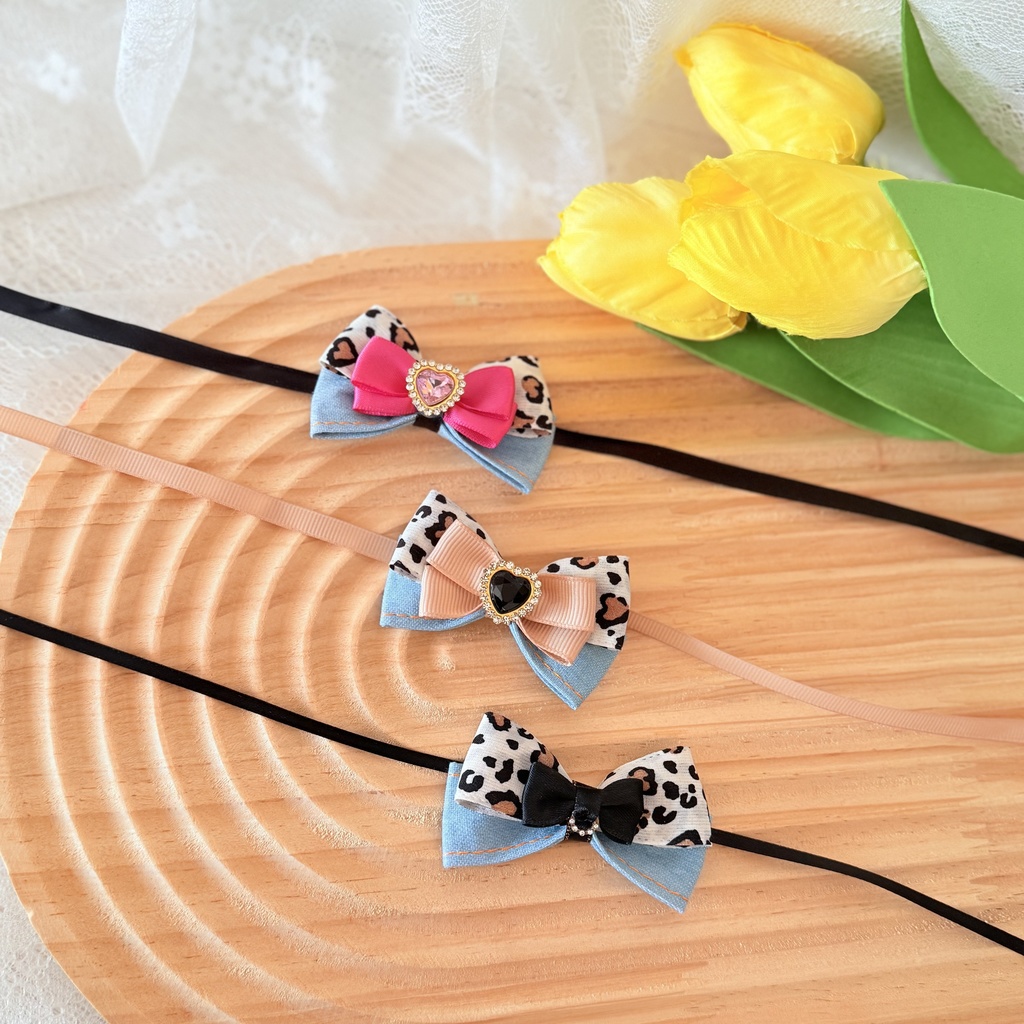 Leopard pattern ribbons 🎀