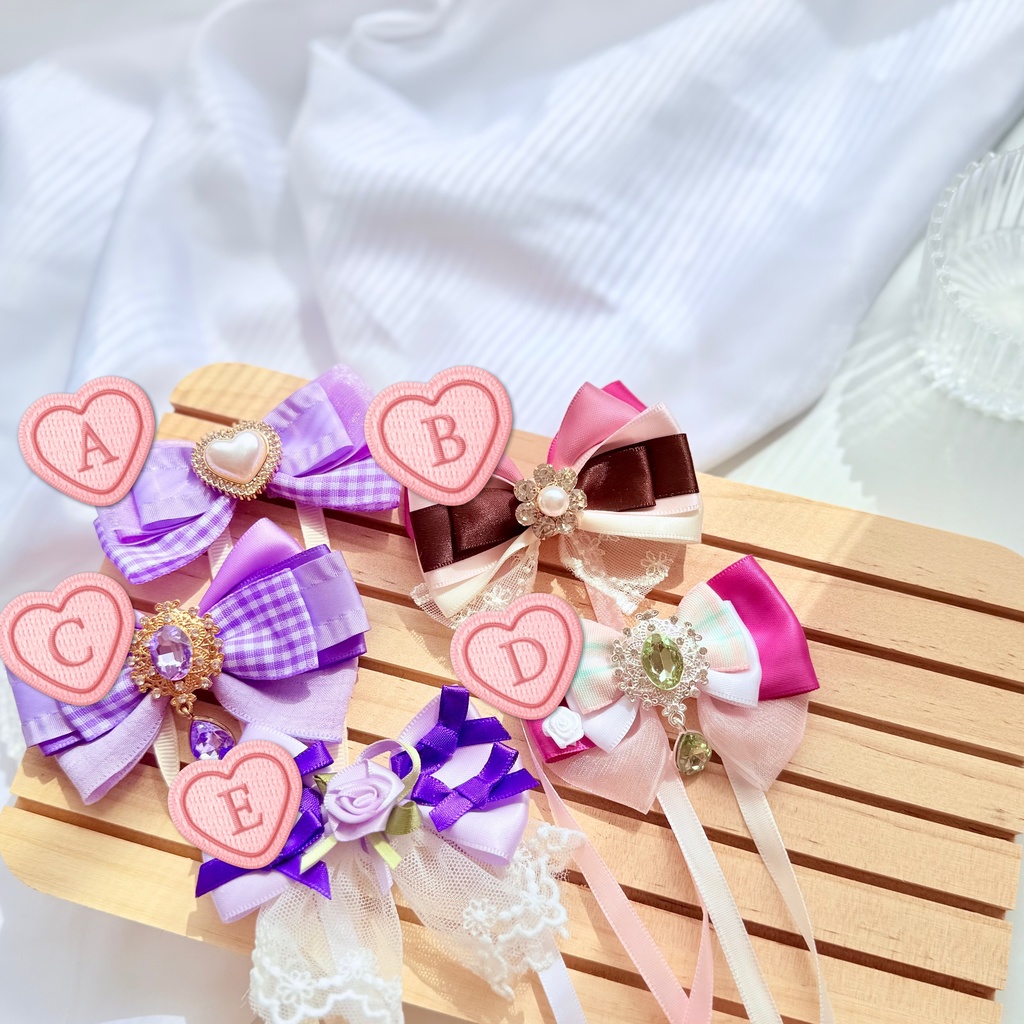 気まぐれりぼん(💜🩷)