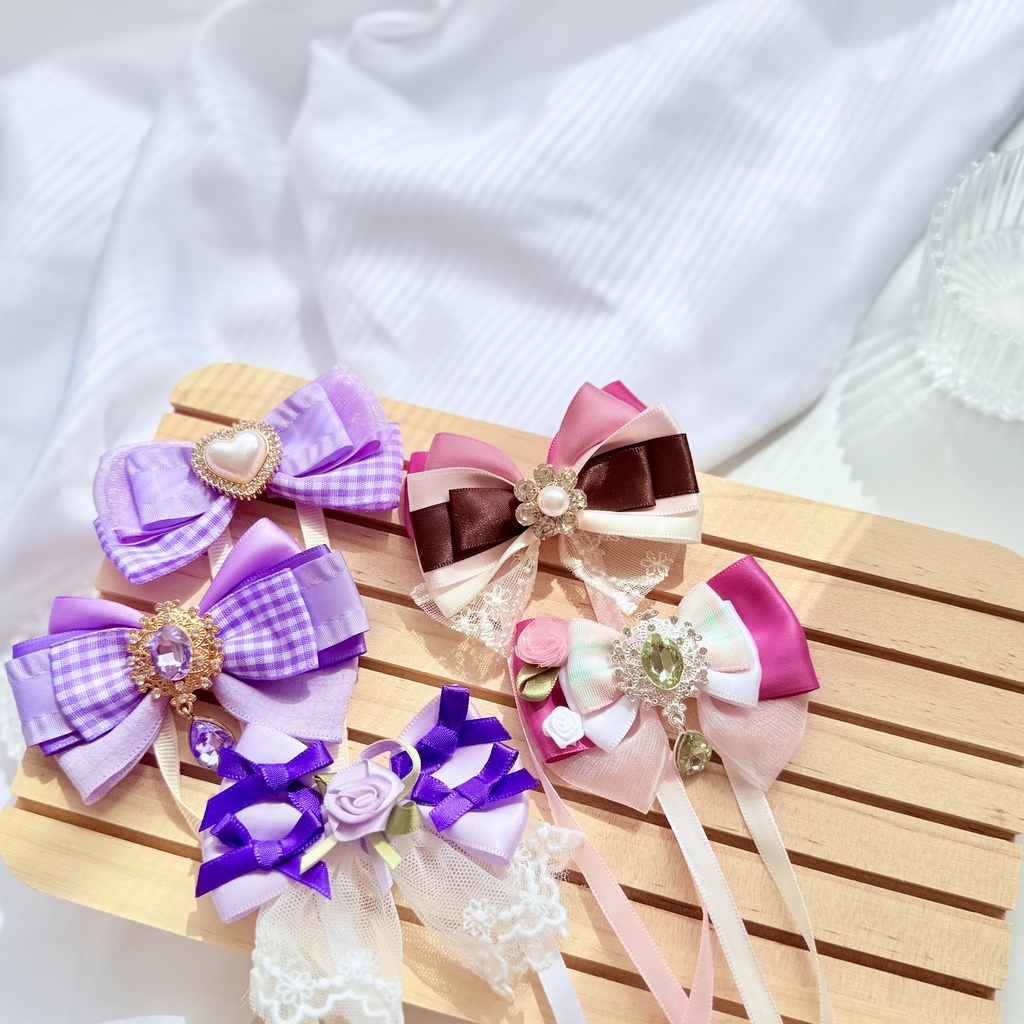 気まぐれりぼん(💜🩷)