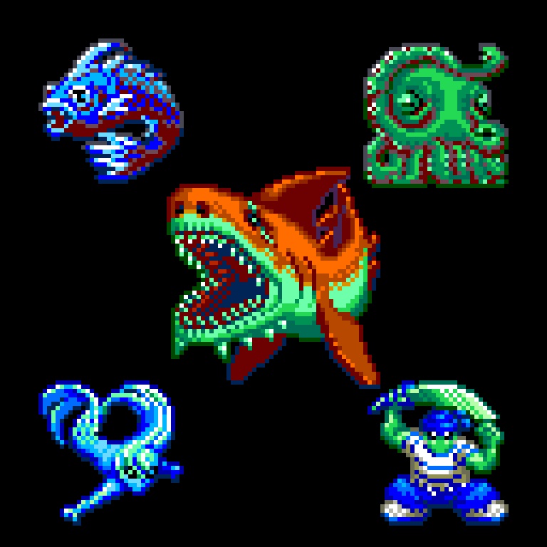 ドット絵モンスター30体セット (待機アニメ付き)