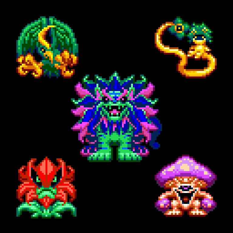 ドット絵モンスター30体セット (待機アニメ付き)