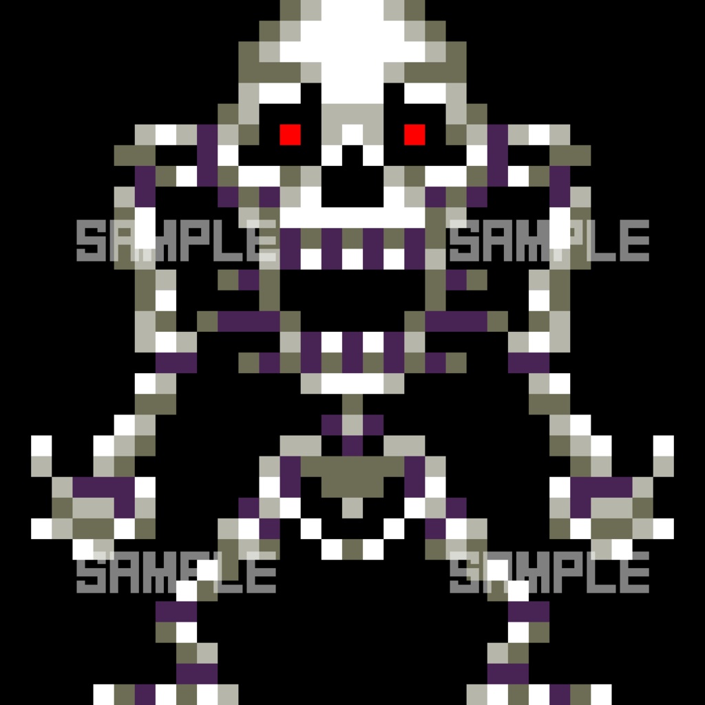 ドット絵モンスター5体セット (待機アニメ付き)