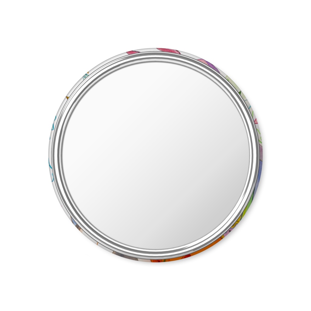 ブルーベリーサキュバスちゃんハロウィン缶ミラー