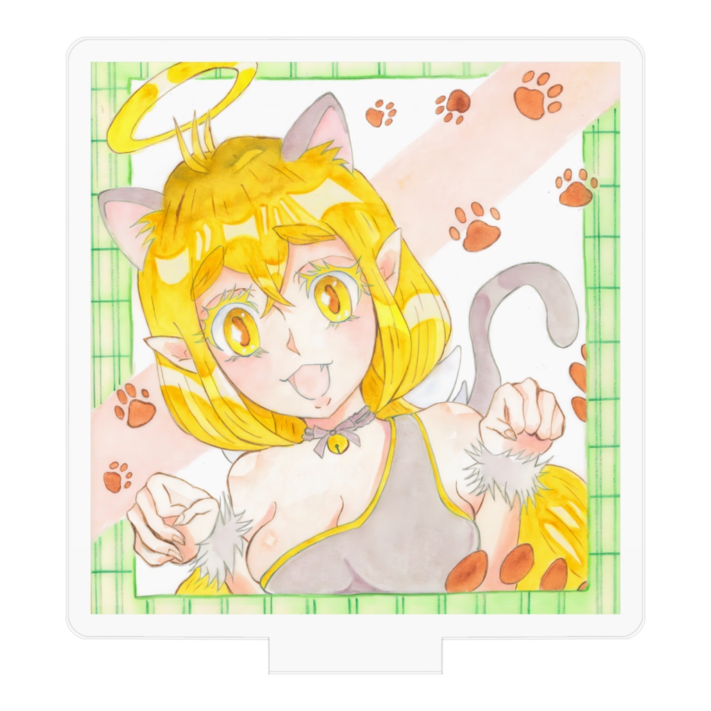 シュークリーム天使ちゃん猫コスアクリルスタンド