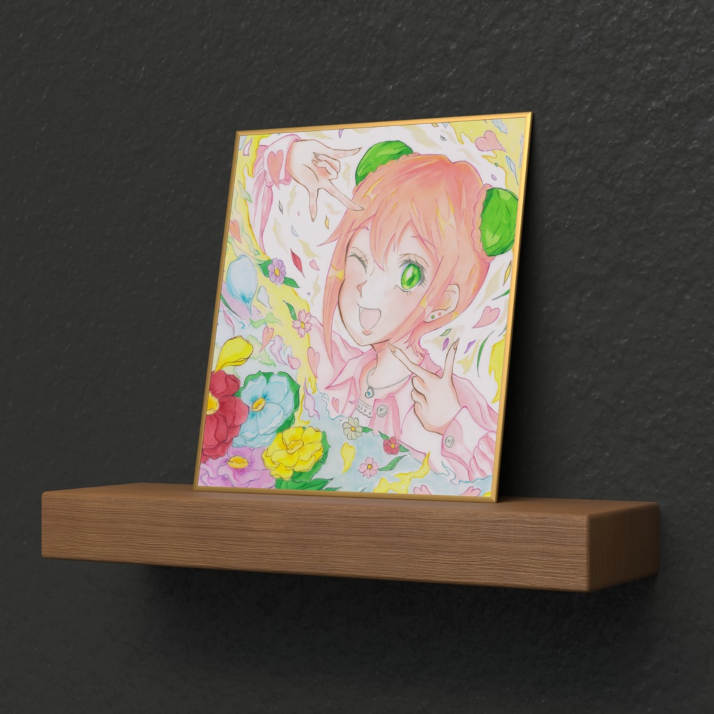 夢の花のその先へ 複製色紙