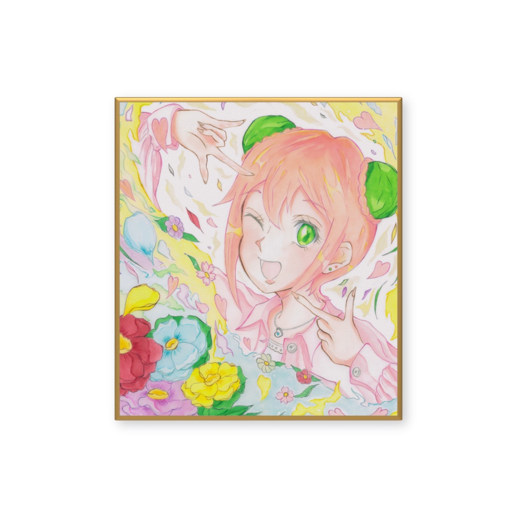 夢の花のその先へ 複製色紙