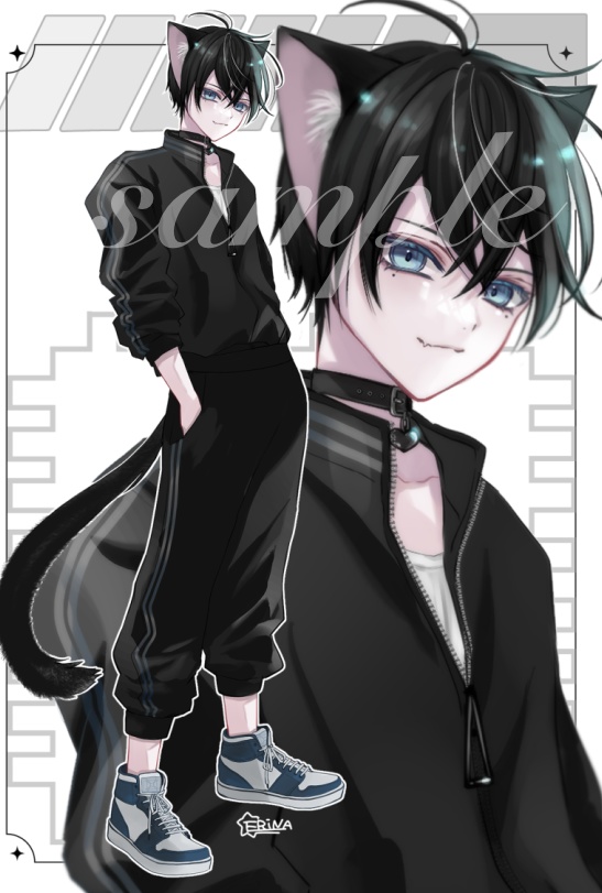 カスミくんキラキラポストカード