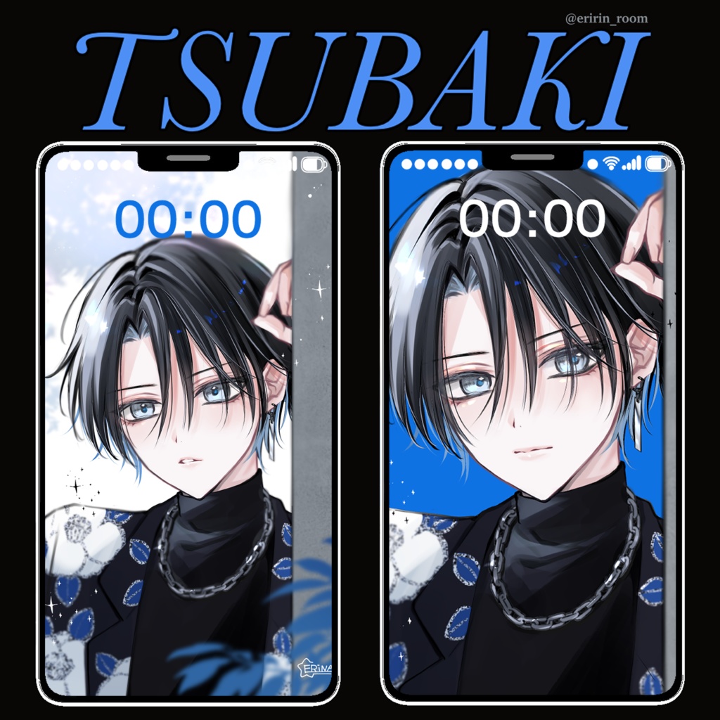 ツバキくん✦スマホ壁紙セット