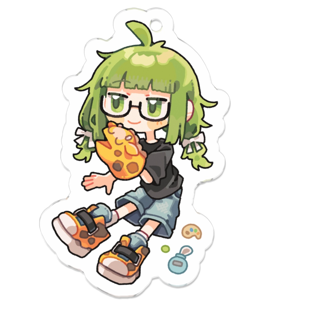 アクリルキーホルダー 稀有 (リボン)